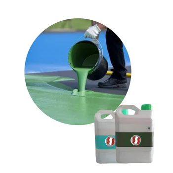 PU Polyurethane Floor Coating Wear-Resistant Building and Plastic Rubber for Mortar Floors Liquid Brush-On Application
