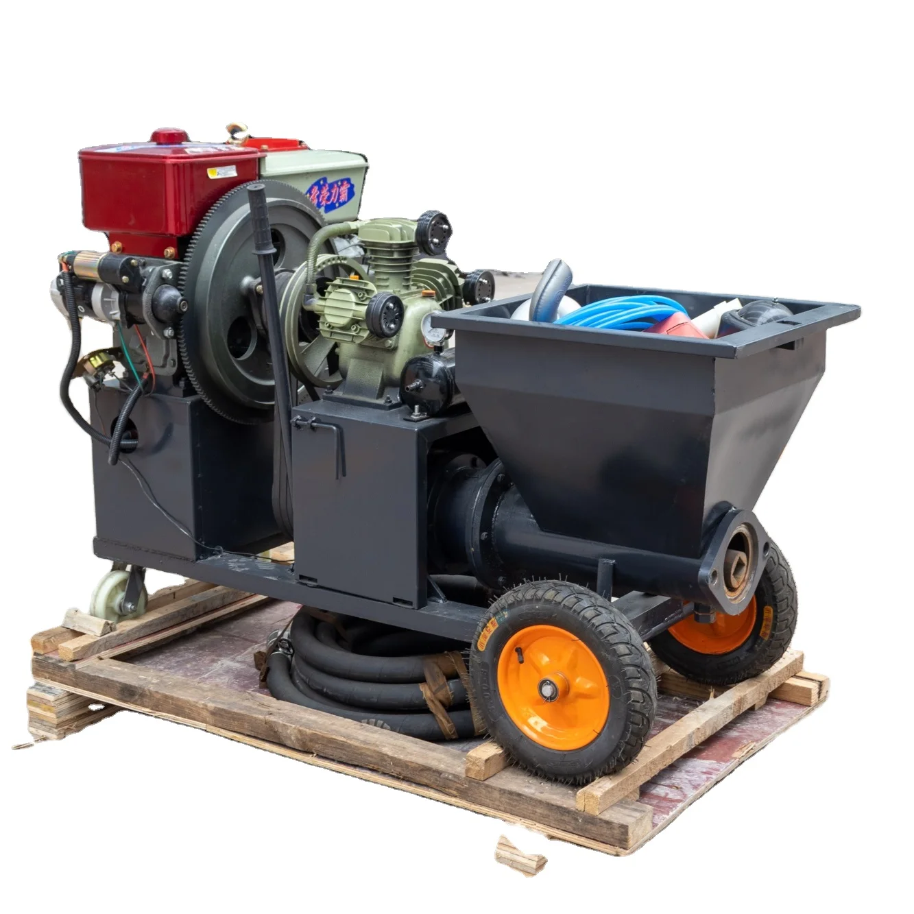 Small Portable Cement Sprayer Mortar Large Capacity High Efficiency on Sale