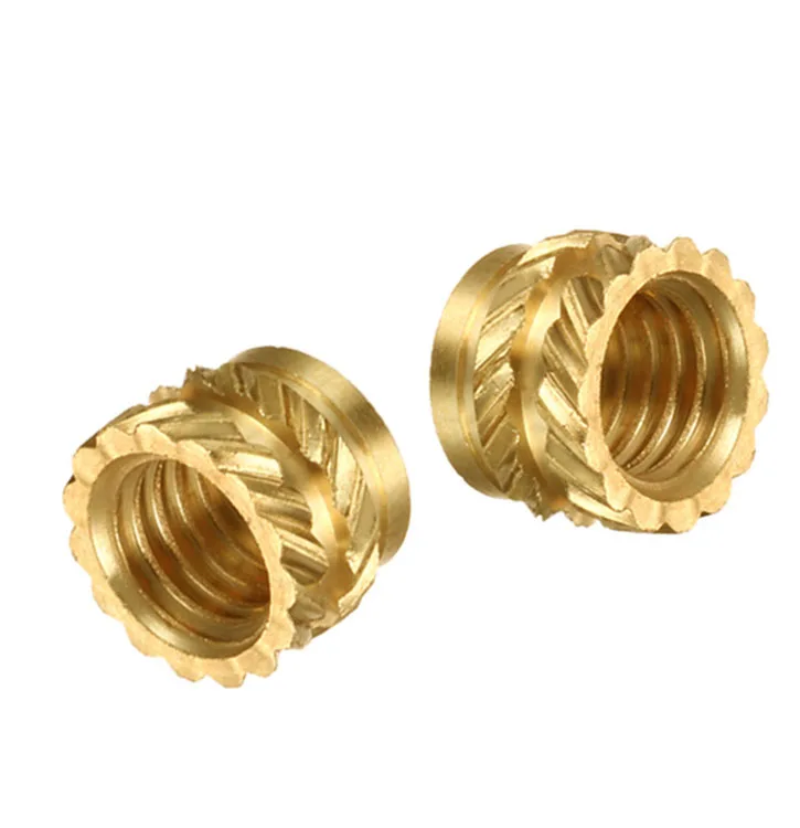 M2 M3 M4 M5 M6 M8 Brass Ultrasonic Heat Staking Threaded Inserts Nut for Plastic