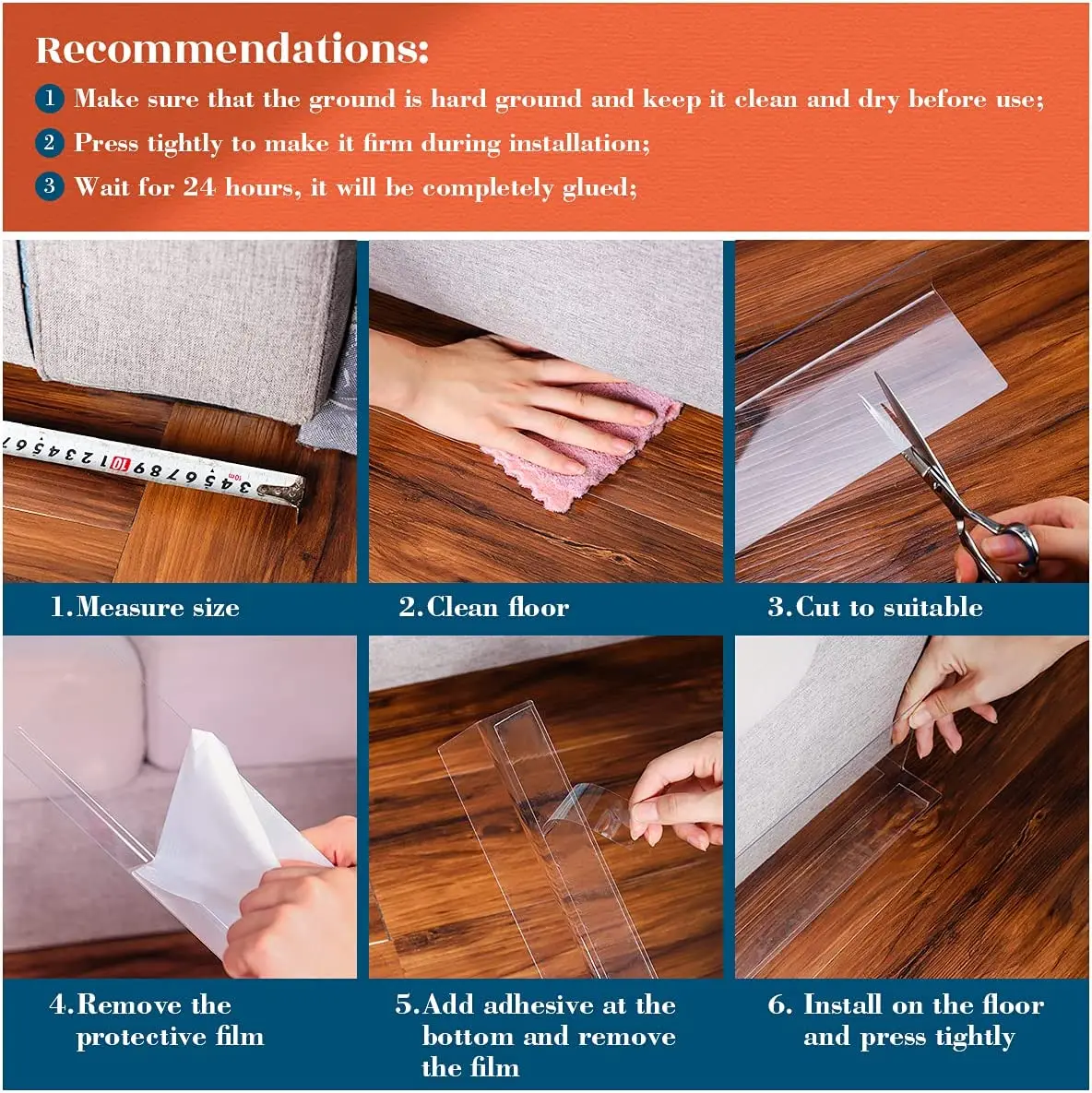 Clear Toy Blockers For Furniture Stop Things From Going Under Couch