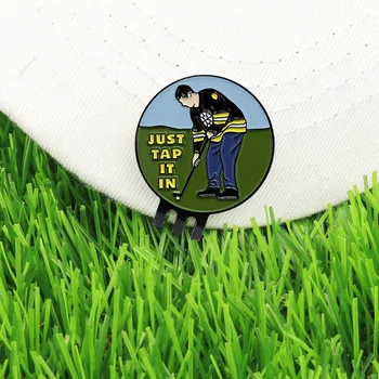 Happy Gilmore Golf Ball Marker Hat Clip with Enamel Magnetic Golf  Accessories ball marker golf