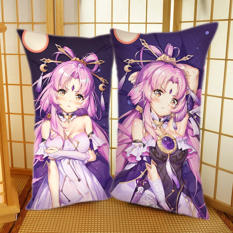 Anime Game Merchandise Custom Printed Knitted Plush Eco-Friendly Non-Toxic Pillowcase 40*70 Custom Logo for Home Hotel Wholesale