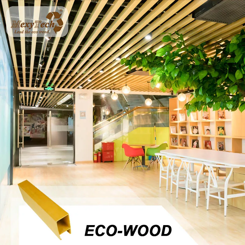Stretch Pvc Decorative Wooden Ceilings Ceiling for Hotal and Villa