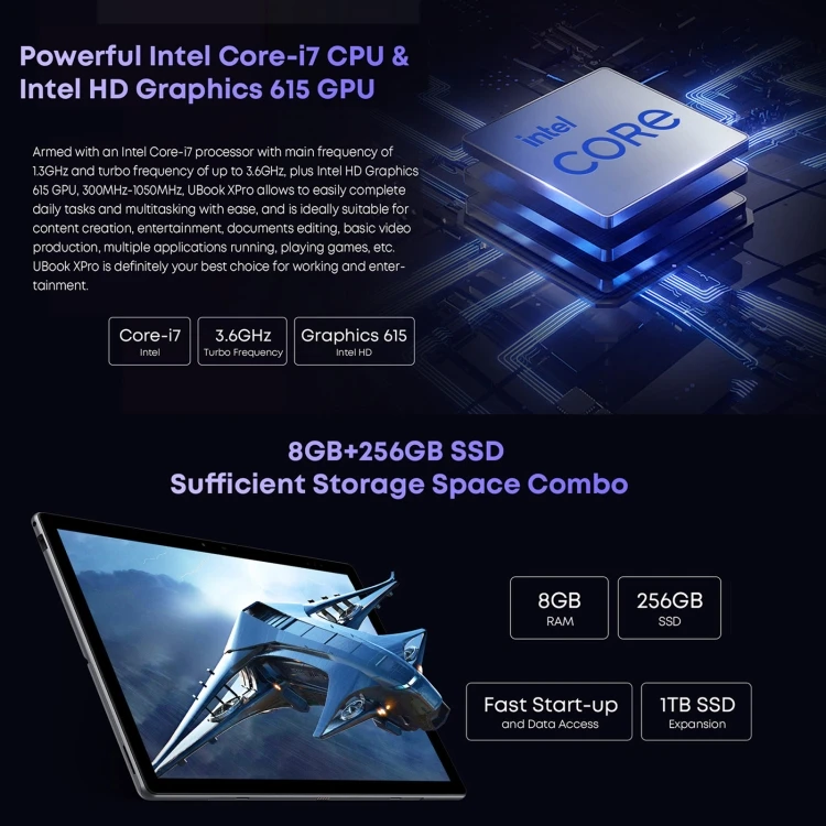 Intel Hd Graphics 615 Specs CHUWI Ubook Xpro Tablet 8GB+