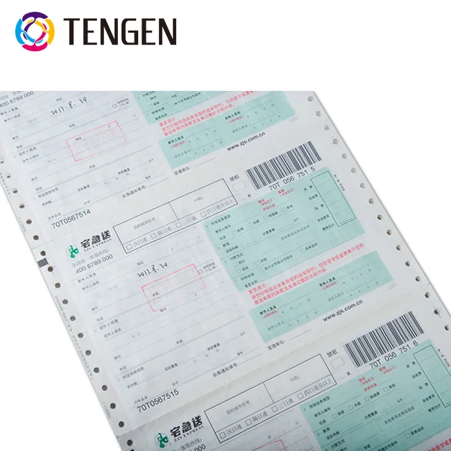 Customized Design International Express Waybill Tickets for Courier Company