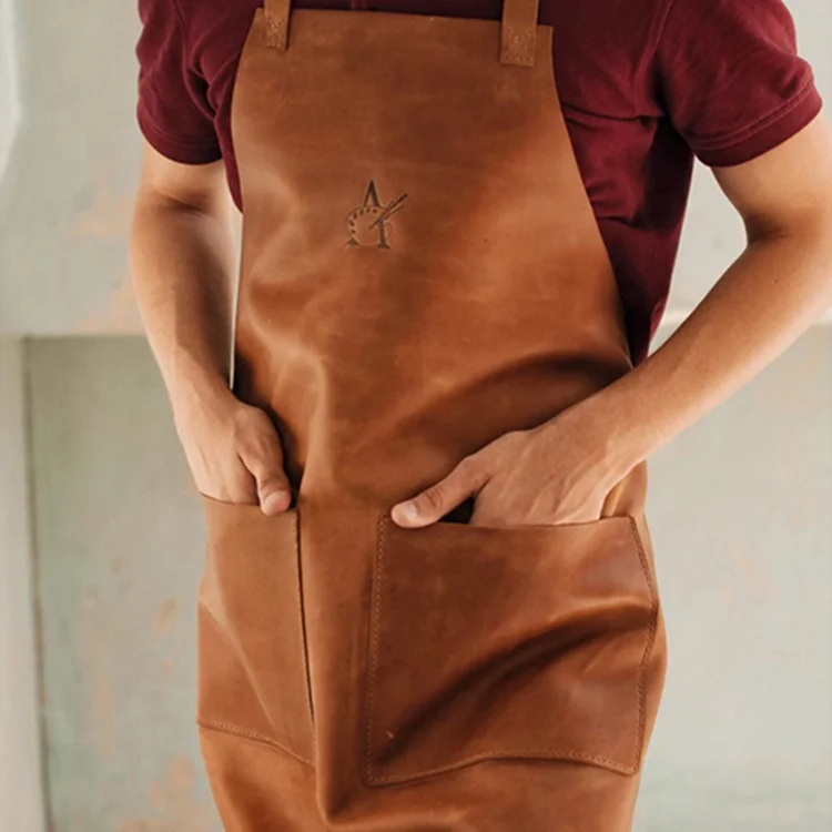 本革　エプロン 工房作業、DIY、ガーデニング、カフェ・美容師・革作業・木工 本革 エプロン 工房作業、DIY、ガーデニング、カフェ・美容師・革作業