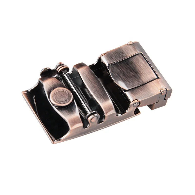 35 мм Высококачественная Мужская Автоматическая пряжка для ремня из розового золота с храповым механизмом на заказ