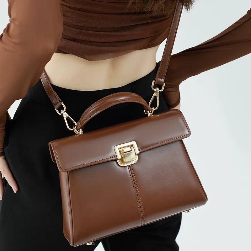 OEM ODM Custom Design High Quality Women’s Female Girls Leather Saddle Bags for Ladies Leather Crossbody Shoulder Sling Bag