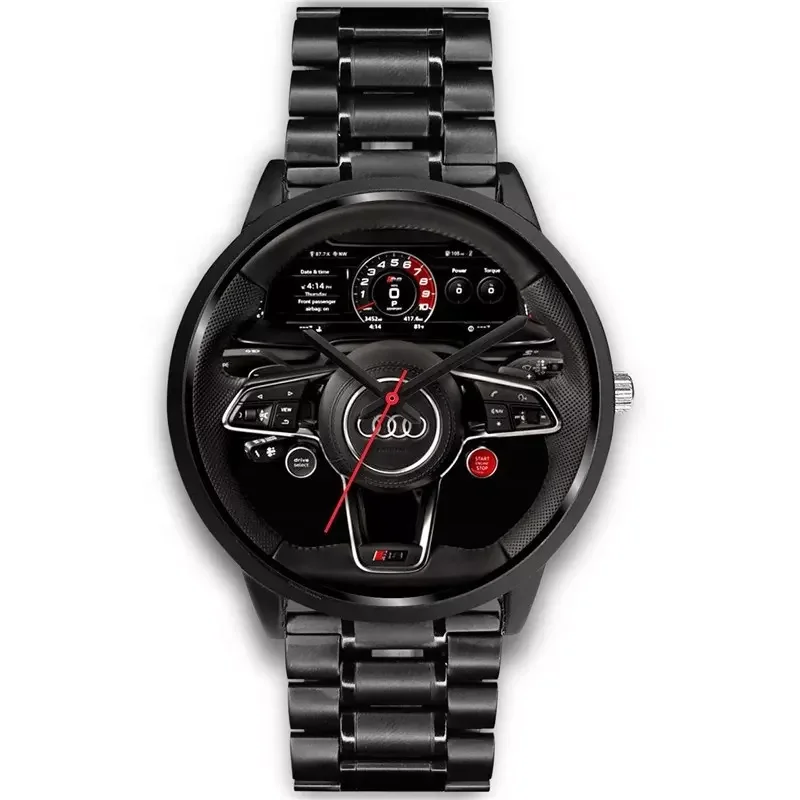 Stock Ready to Ship Fast Delivery High Quality Watch Model Price Car Wheel Quartz Watch Luxury Men Quartz Watches