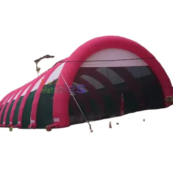 30*10m/98.4*32.8ft oxford purple inflatable advertising tube tent for event high quality inflatable purple event tent for sales