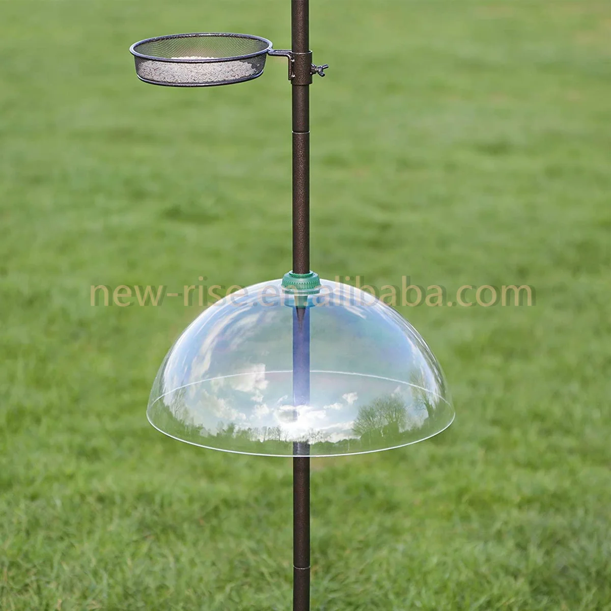 Universal Squirrel Baffle Dome For Bird Feeder Station - Stop Squirrels Stealing Bird Food