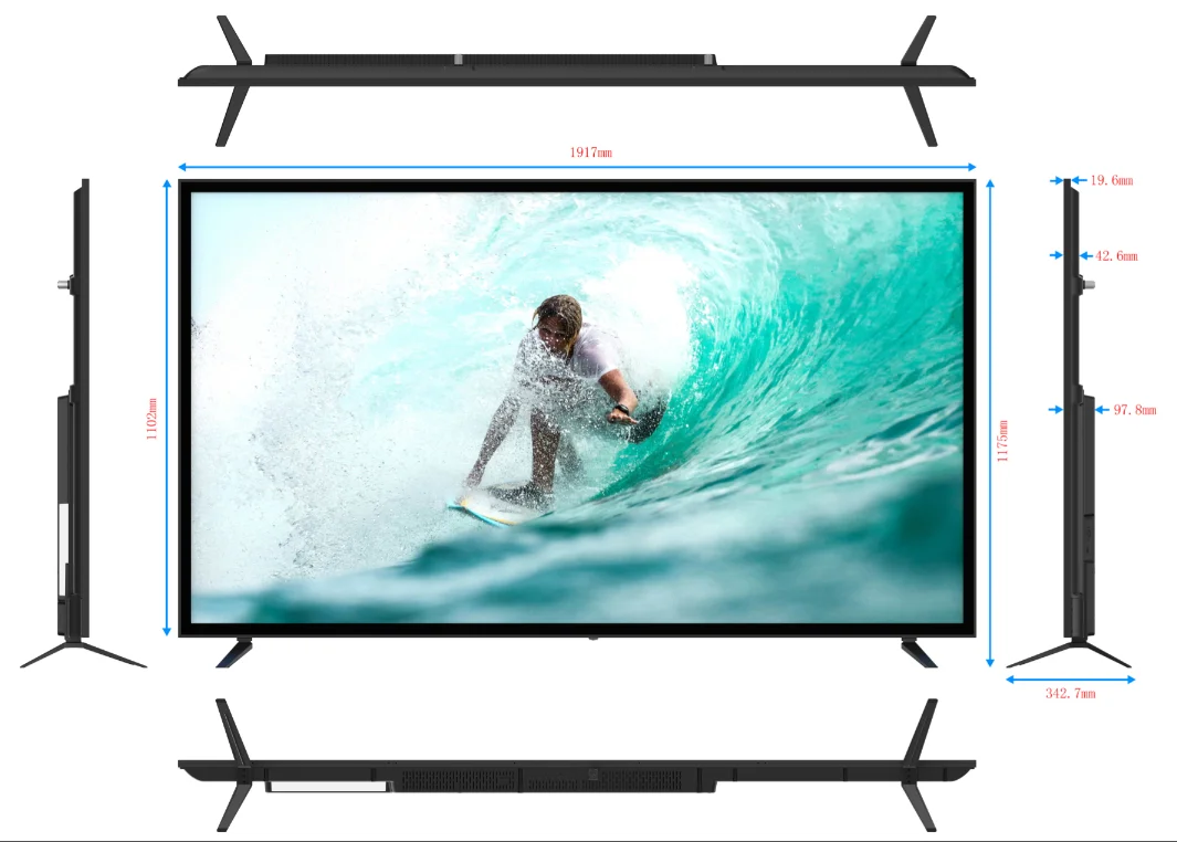 New Tempered Panel 70/75/85/90/98 Inches Skd/ckd Tv Kits - Buy Skd/ckd ...