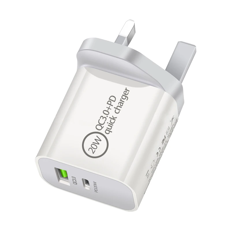 20w Pd Fast Charger Wall Adapter Usb C Usb For Iphone