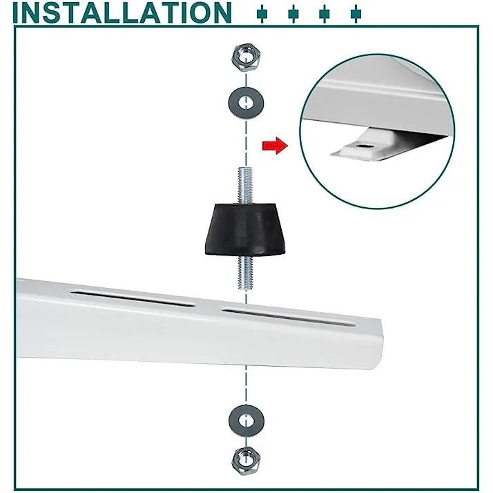 Rubber Vibration Isolator Rubber Ceiling Hanger Anti Vibration Rubber