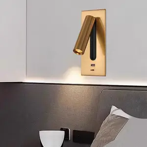 Hospitality Indoor Bedside Lighting Modern Headboard Reading Lamp LED Wall Light for Hotel