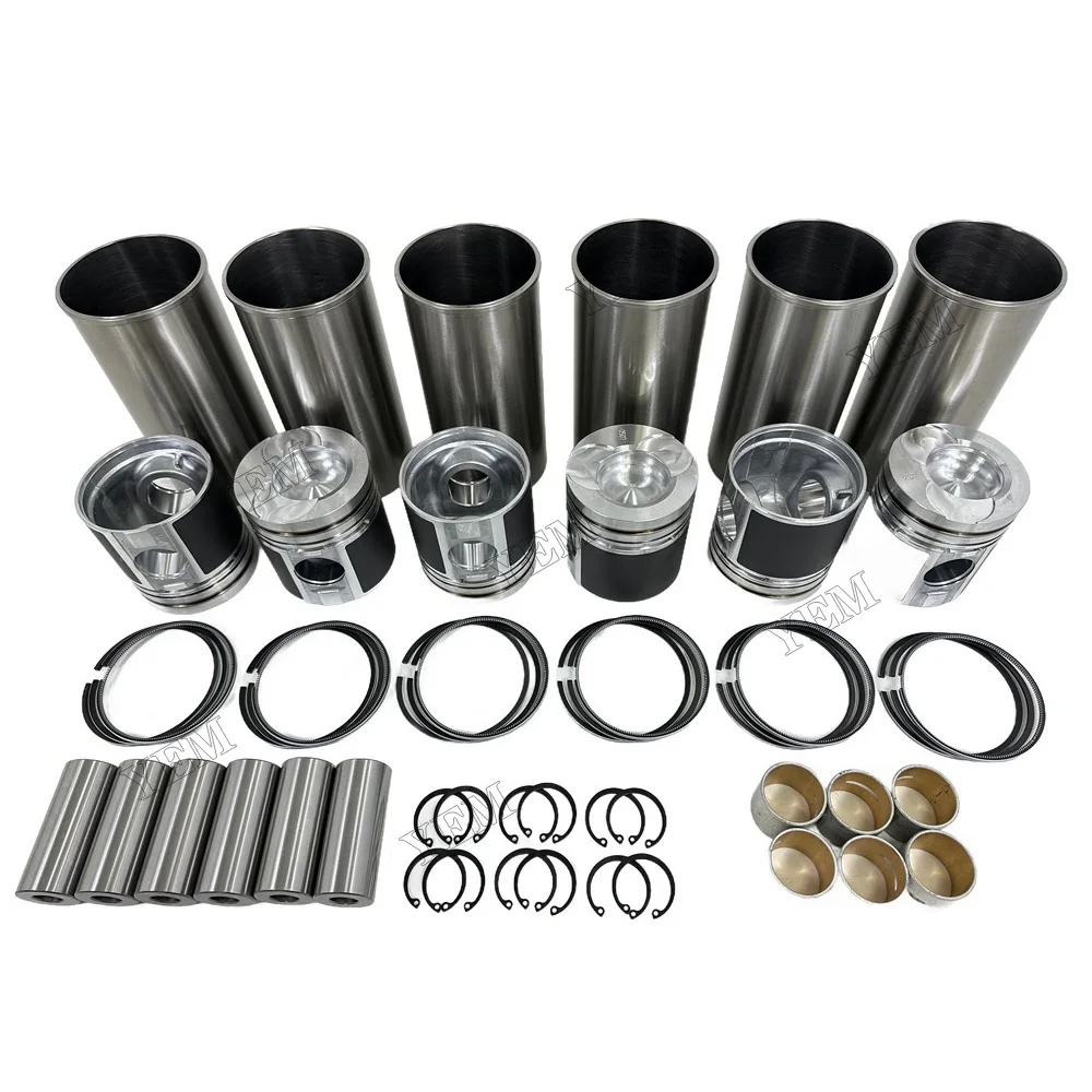 Cylinder Liner Kit Suitable for Doosan / for Develon D1146 Heavy Duty Engine Parts 2