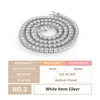 4MM Moissanite Tennis Chain