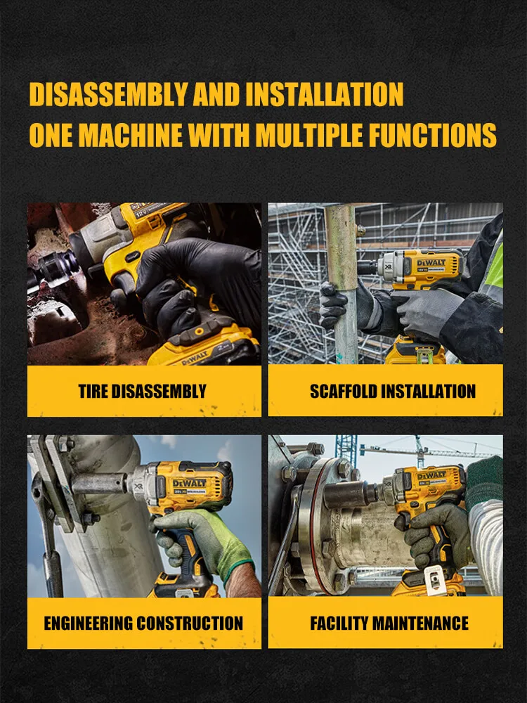 Dcf892 4.0ah 812nm Square Drive 20volt Heavy Duty 1/2inch Brushless