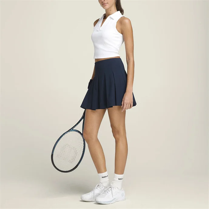 Jupe-short Ashworth Femme Taille 8 - Golf/tennis - Bleu Marine - Occasion TB