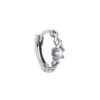 Silver 8-single earring