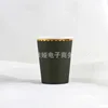 Gold embossed black paper cup-10 pcs