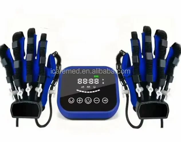 Portable Finger Robot Mirror Therapy Hand Exercise Training Rehabilitation Gloves for Stroke Patients