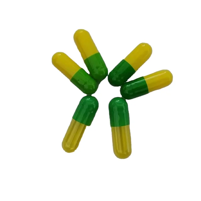 The best green yellow empty (hollow ) hard gelatin capsules