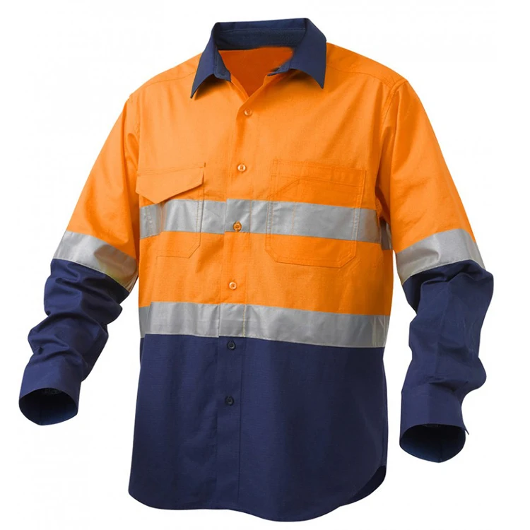 Chemise Reel Life Homme XL Orange Performance Pêche