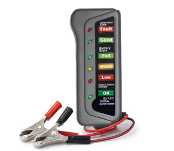 6-LED Display Car Battery Measuremt Tester BM310 12V Power Digital Analyzer Automotive Alternator Tester