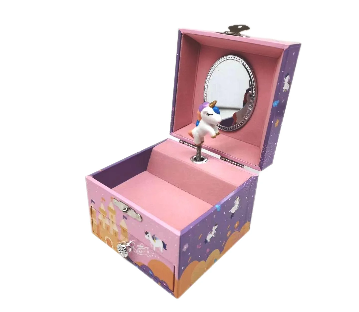 Ballerina Music Drawer Box Mechanism Princess Jewelry Boxes Ballet