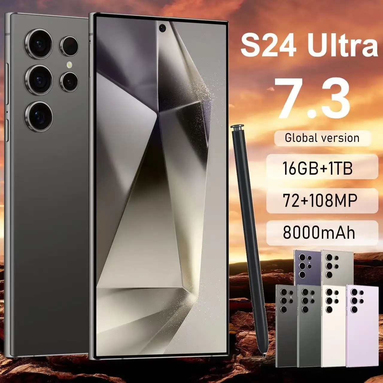 Samsung Galaxy S24 Ultra - 16GB+1TB 5G Dual SIM Smartphone