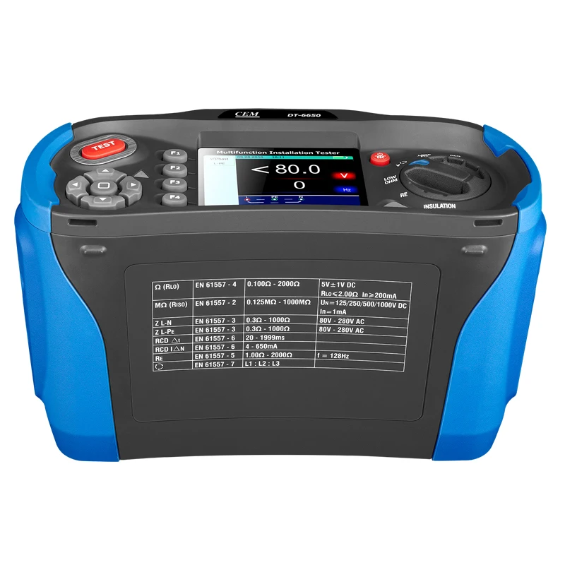 5000V High Voltage Portable Insulation Resistance Tester Megohmmeter