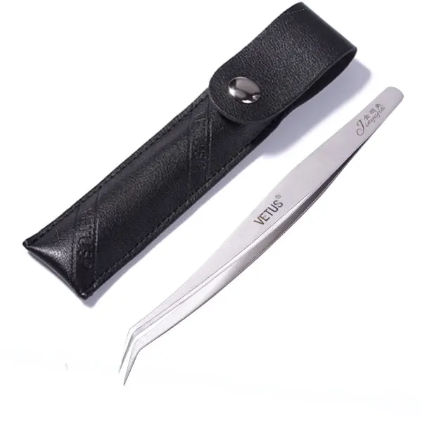 Yelix Vetus Stainless Steel Tweezer for Eyelash Extensions Application