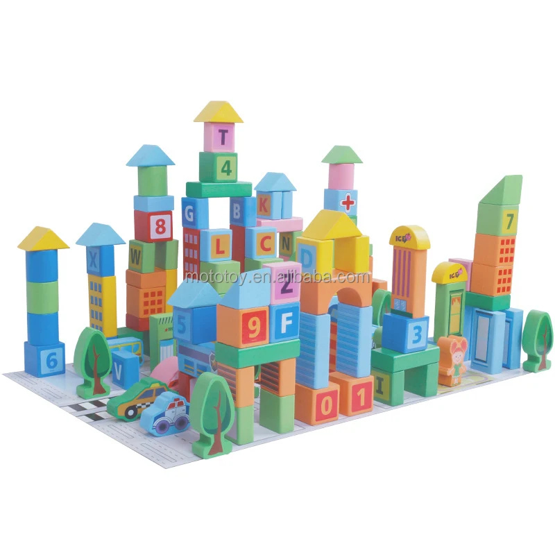 Children's Early Education Combination Learning Building Blocks Animal