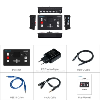 FEELWORLD L1 PLUS Video Mixer Multi-format Video Switcher, Touch Screen, PTZ Control, OEM Service, Factory Direct product image