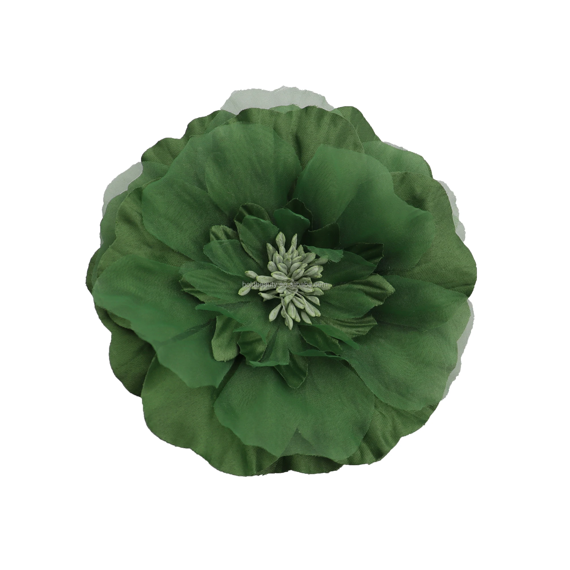 Wholesale Satin Mesh Flowers Fabric Big Flower Handmade 3d Fabric