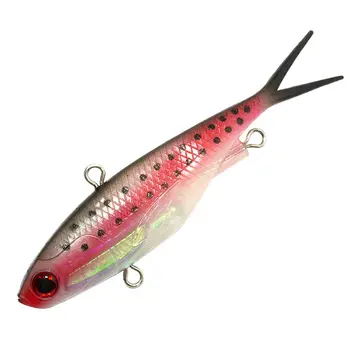 New Model 95mm 115mm Vibe Lure Fork Tail Soft Plastic Fishing Lures Super Strength TPE Plastic Vibration Vibe – Soft Lure – view 3
