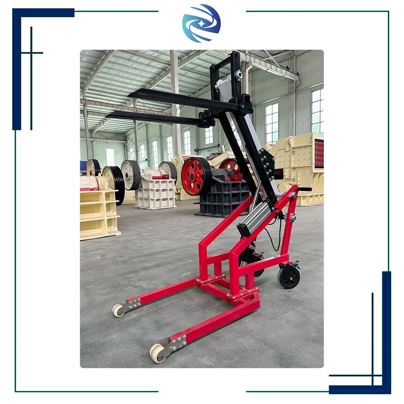 Cost-effective Loading Unloading 500kg 700kg 1.7m Hydraulic Bending Curved Crank Arm Lift Electric Folded Truck Stacker