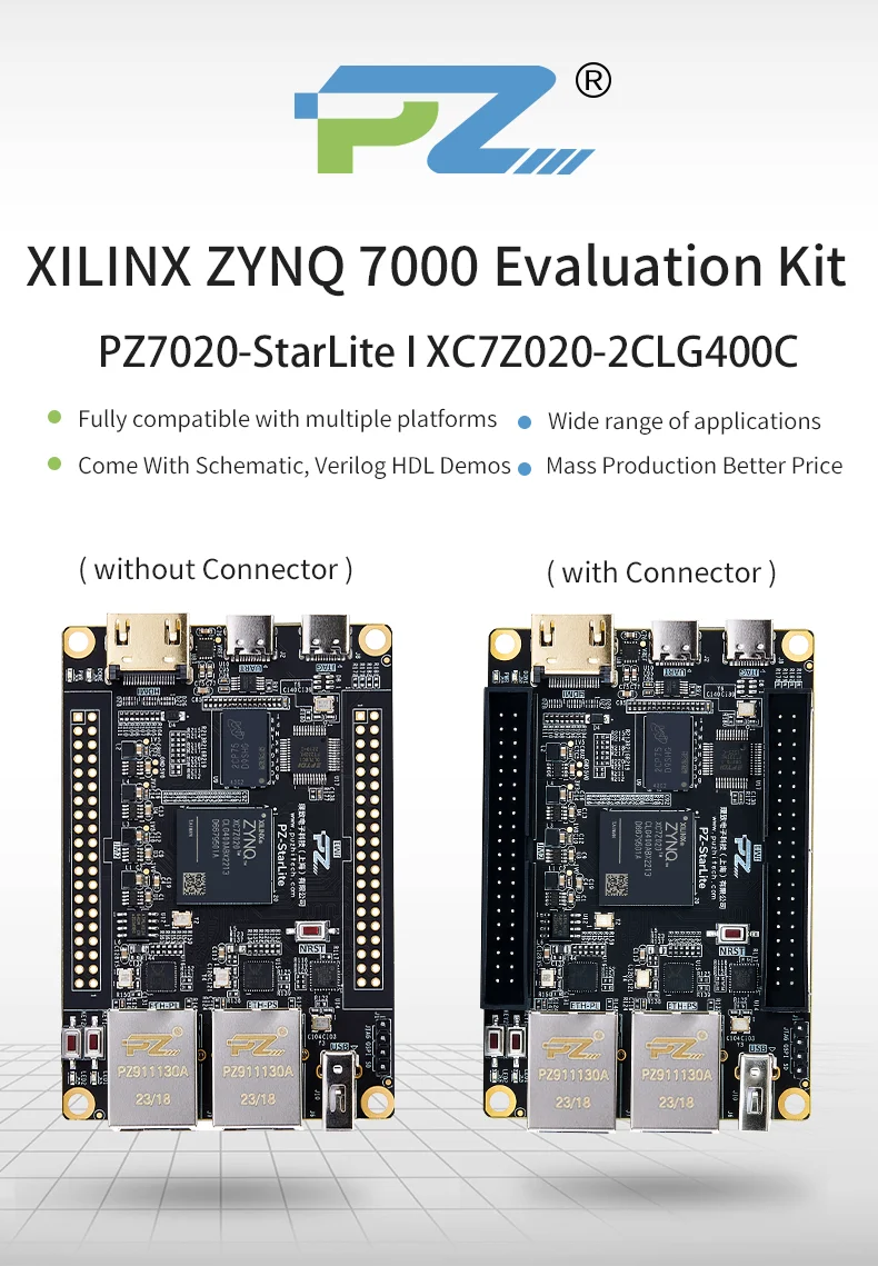 Dma Board Xilinx Zynq-7000 Soc Arm Fpga Development Board Pz7020 ...