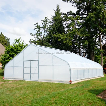 30x30ft 9x9m Modern Steel Galvanized PE Film Greenhouse Custom Polythene Green House for Planting Easily Assembled Outdoor