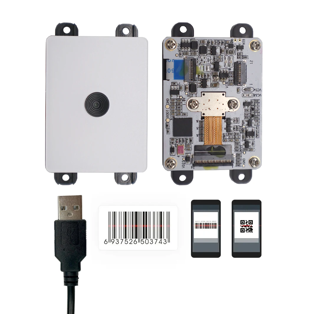 YJFIRST ISO14443 Access Control RFID NFC QR Code Card Reader