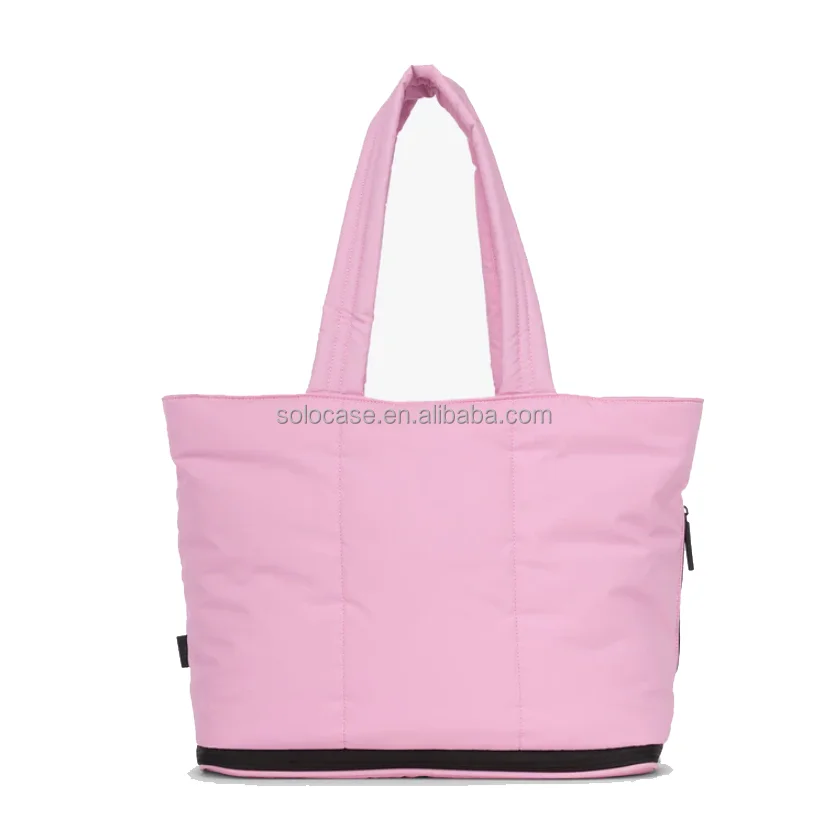 Soft Winter Puffy Duffle Bag