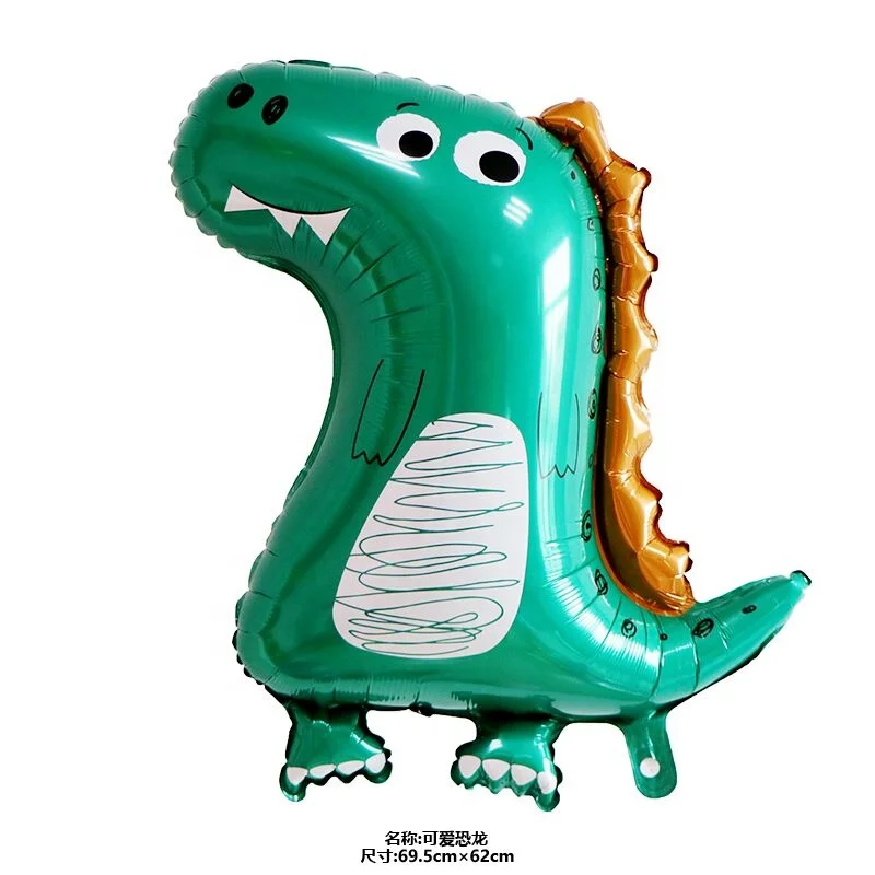 Mini Dinossauro Animal De desenho animado, balões Festa de Aniversário  Decor Kids Feliz Aniversário Festa dinossauro Tyrannosaurus Rex Baloons  Brinquedos de Aniversário