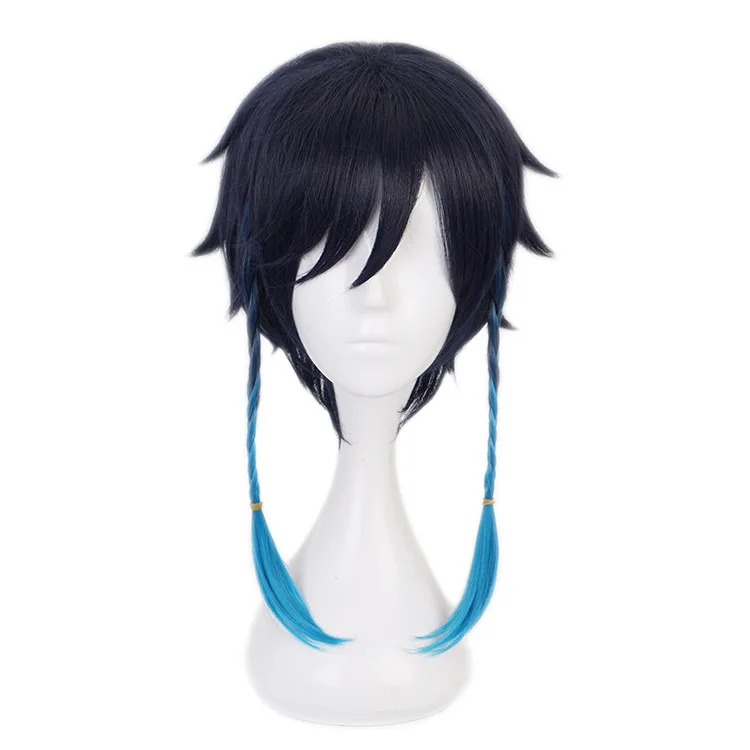 Genshin Impact Venti Cosplay Costume Uniform Wig Shoes Cosplay Anime ...