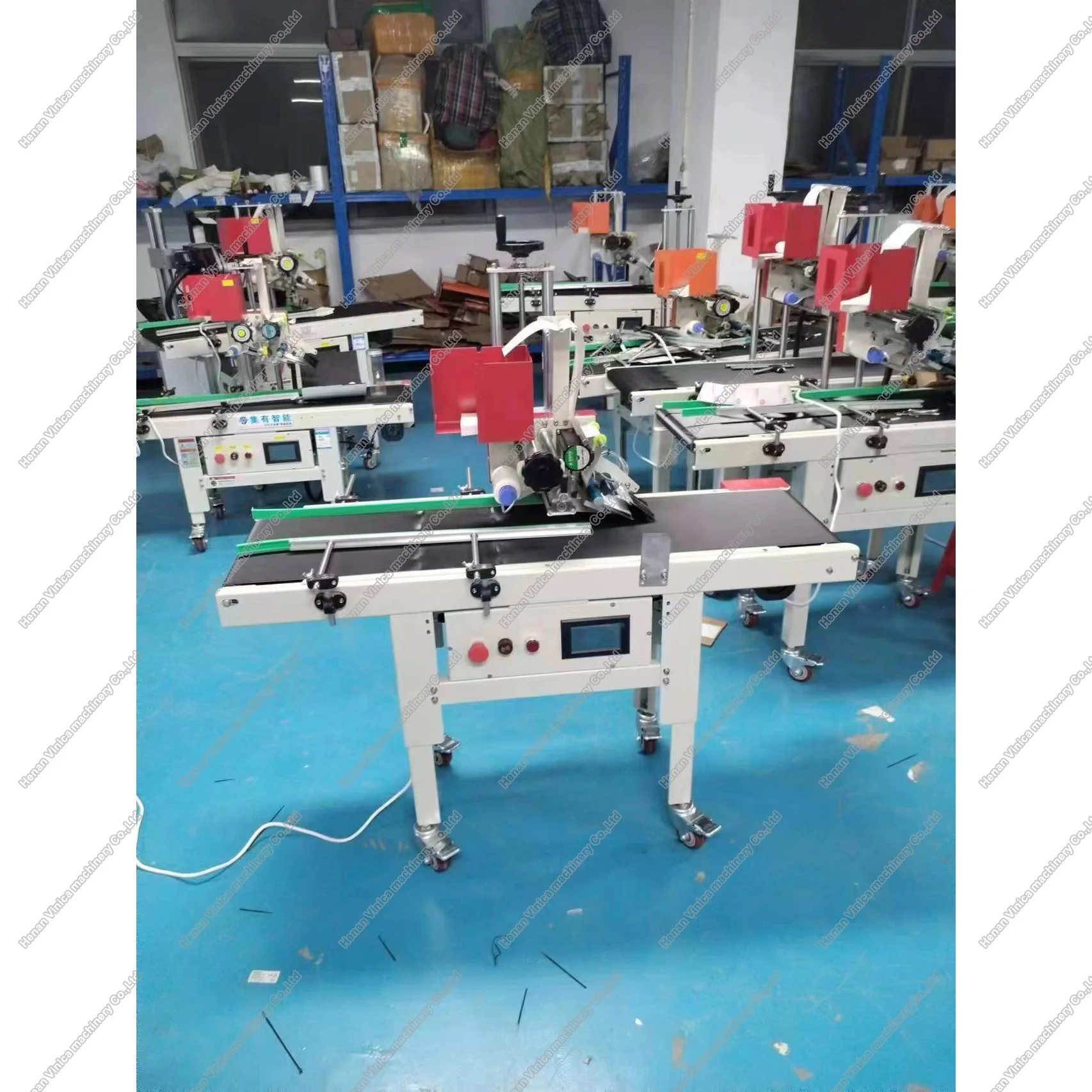 Cheap Price Automatic Express Box Labeling Machine Label Applicator Machine