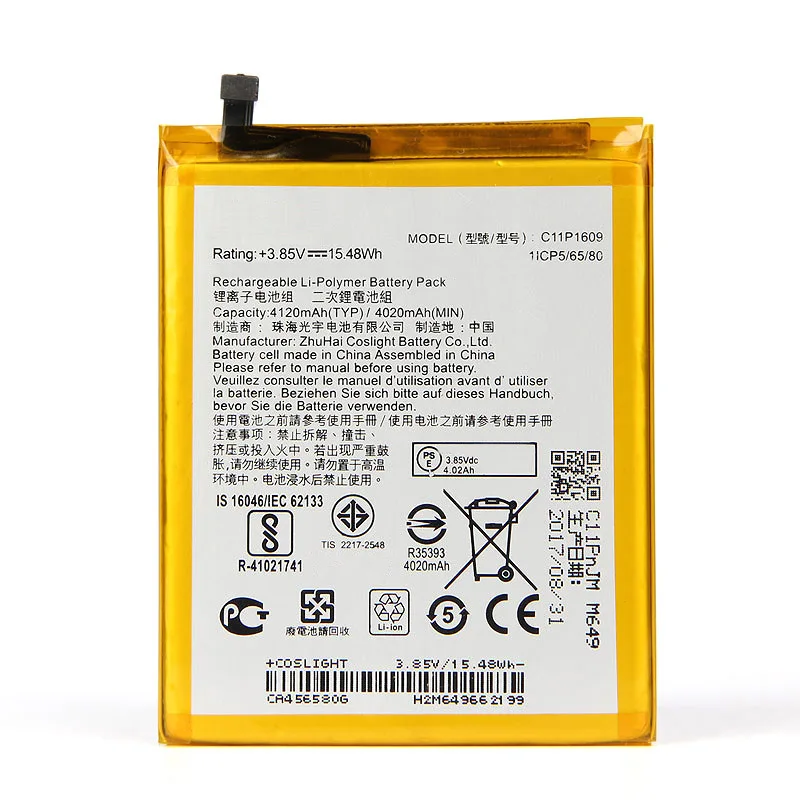 Dare Habitual Palace High Capacity C11p1609 Battery For Asus Zenfone 3 Max 5.5" Zc553kl X00dda For  Zenfone 4 Max 5.2" Zc520kl X00hd 4020mah - Buy C11p1609 Battery,For Asus  Zenfone 3 Max 5.5" Battery,Cell Phone Battery