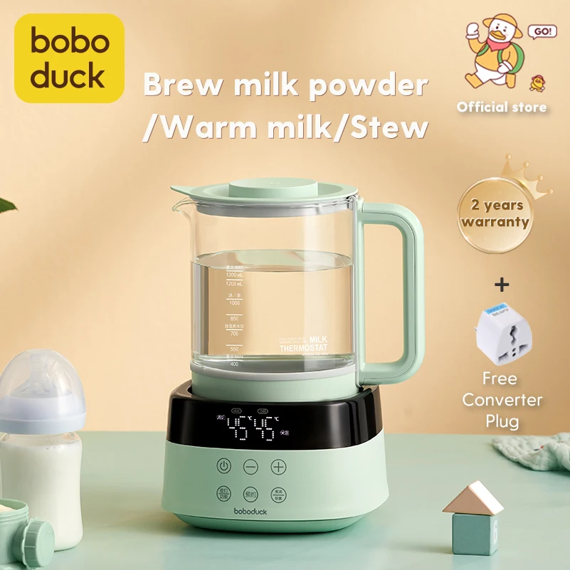 Babycare Formula Ready Baby Water Kettle One Button Boil Cool Down And
