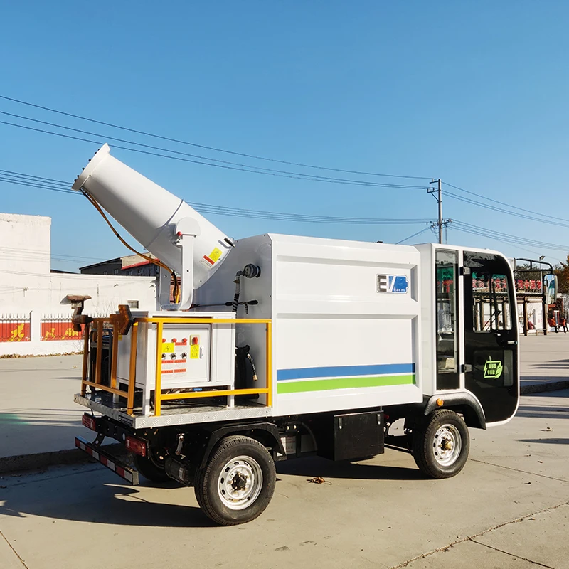 Fog Cannon Dust Suppression Vehicle Environmental Watering Cart Street Green Garden Fire Truck Water Cannon Sprinkle Truck