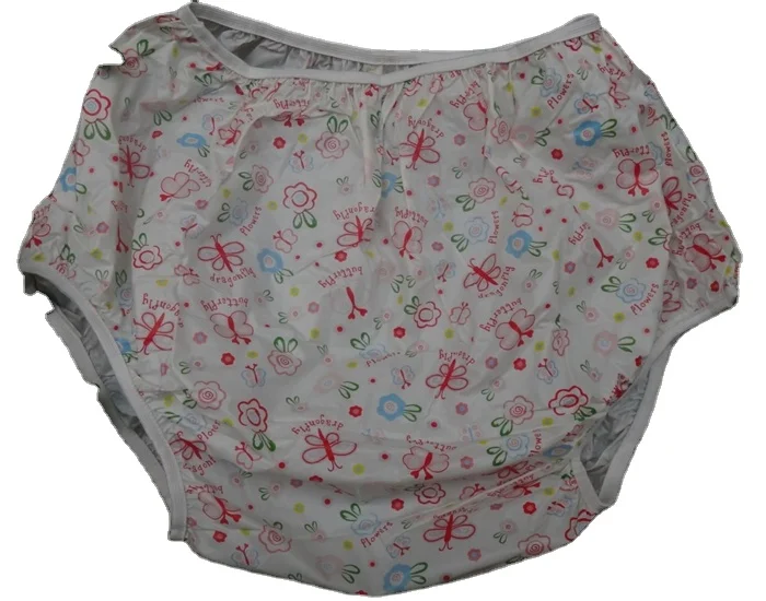 Cheaper Customized Printing Pvc Waterproof Adult Baby Diaper Pants ...