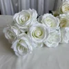 white 9 heads rose bouquet 04